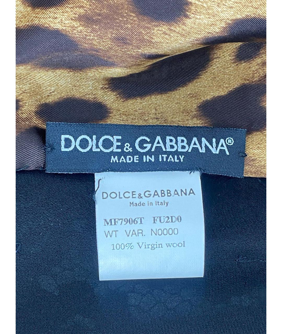 DOLCE&GABBANA Коричневая шерстяная жилетка, фото 8