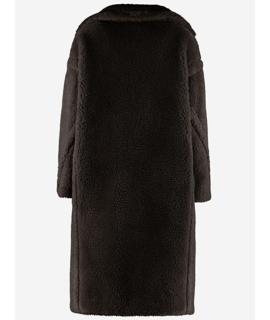 MAX MARA Коричневое шерстяное пальто, фото 2