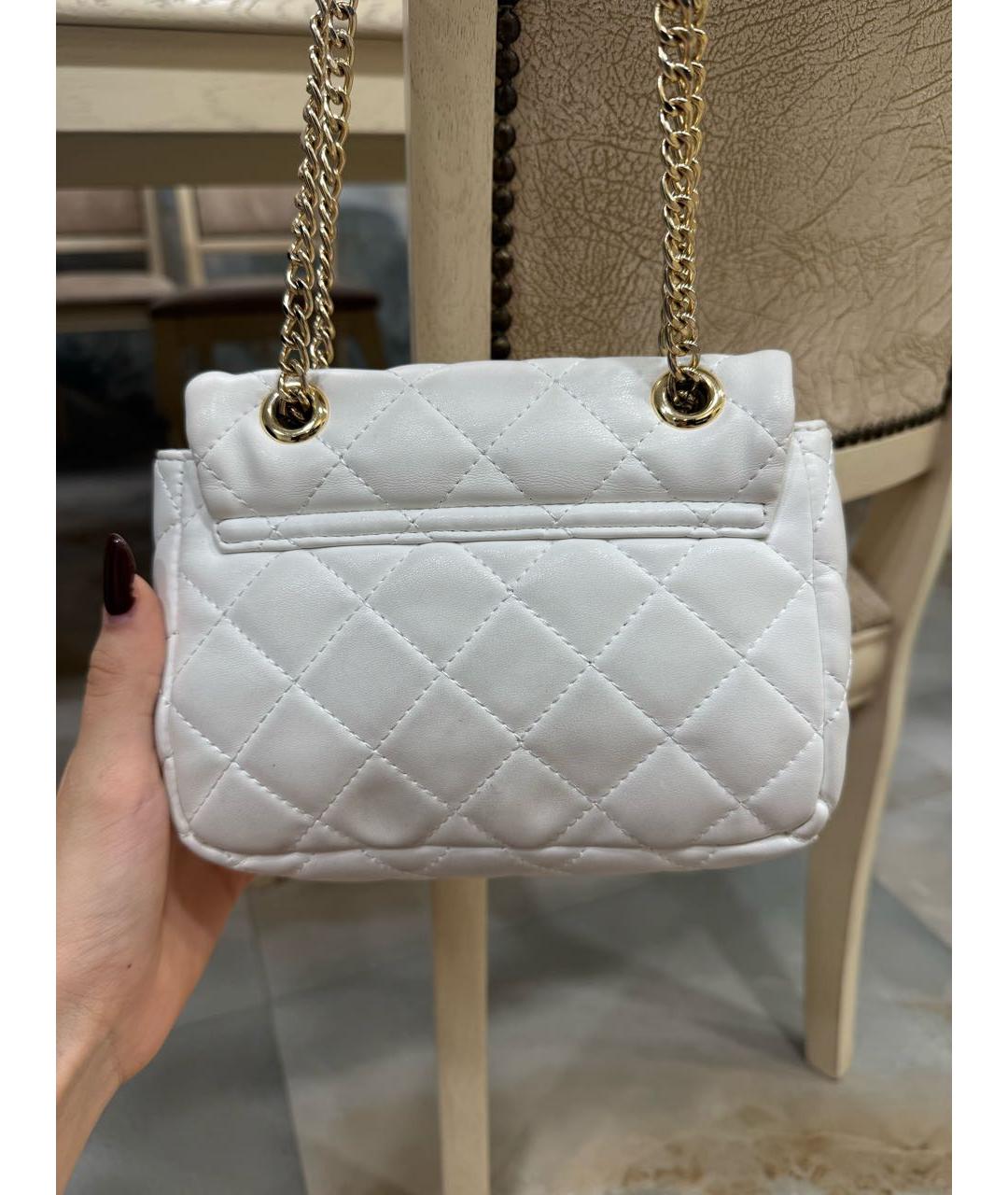 VALENTINO Белая сумка через плечо из искусственной кожи, фото 2