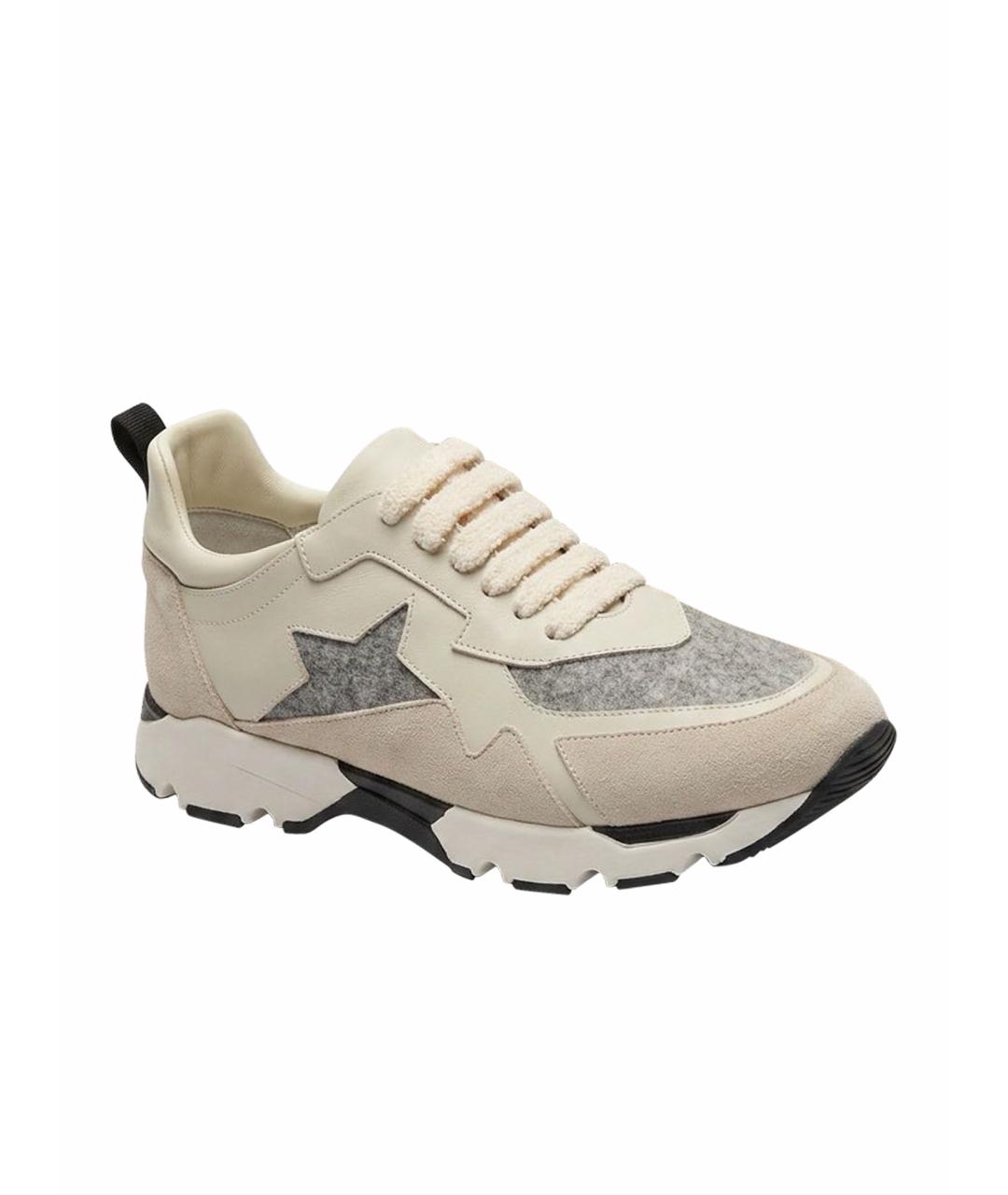 LORENA ANTONIAZZI Белые замшевые кроссовки, фото 1