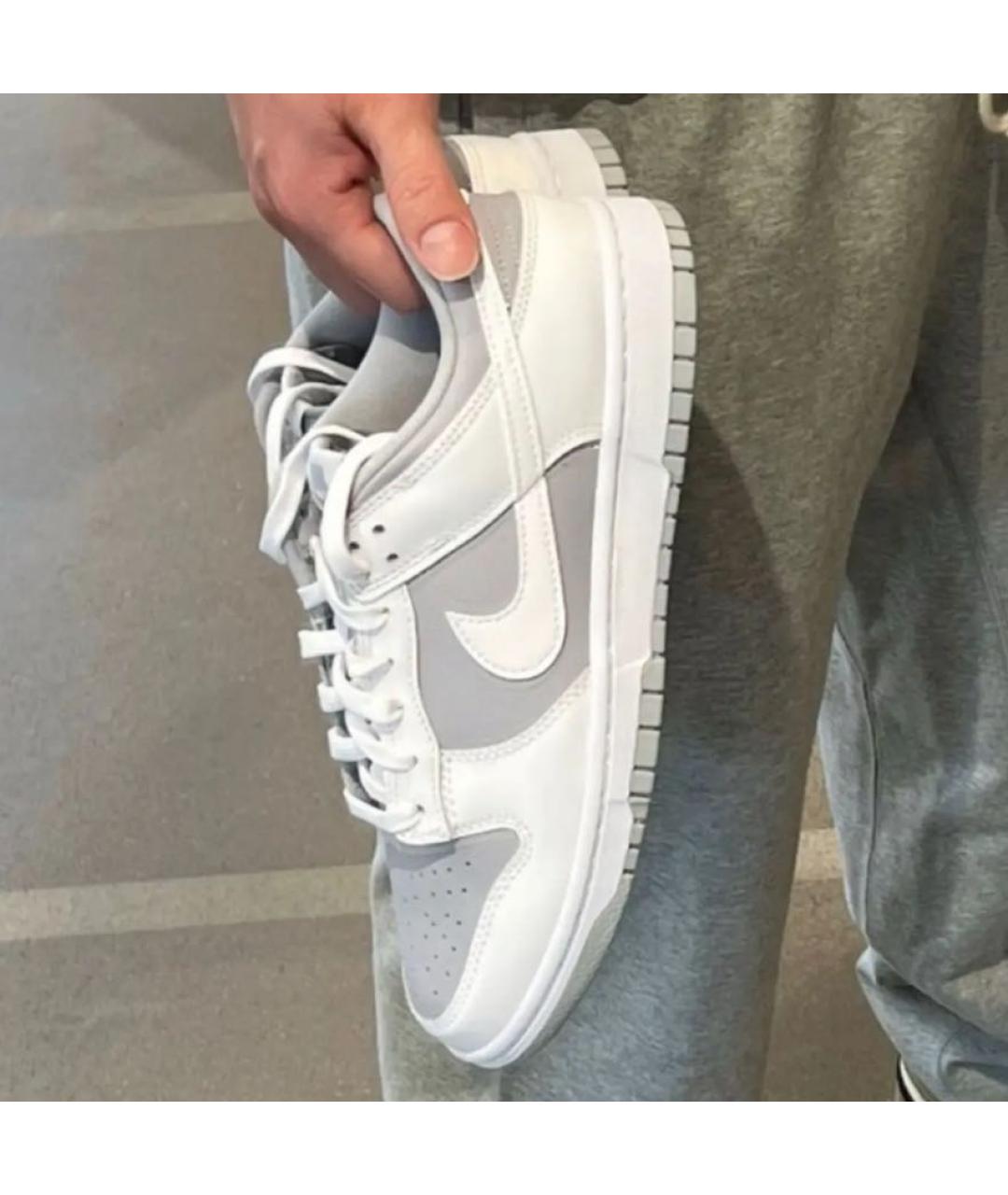 NIKE Серые низкие кроссовки / кеды, фото 6