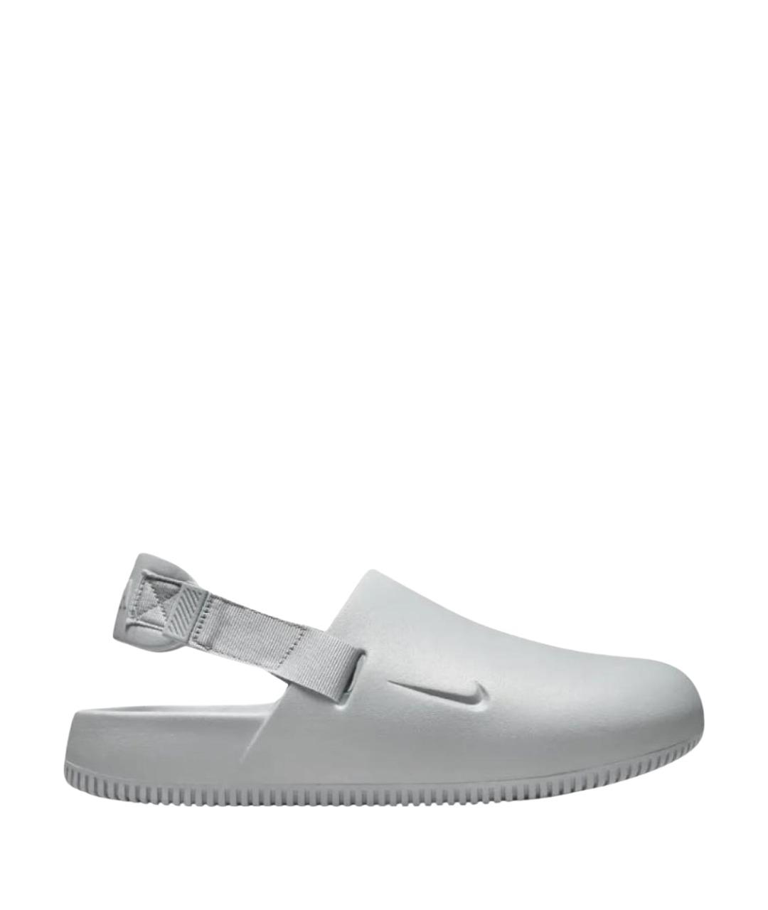 NIKE Серые резиновые шлепанцы, фото 1