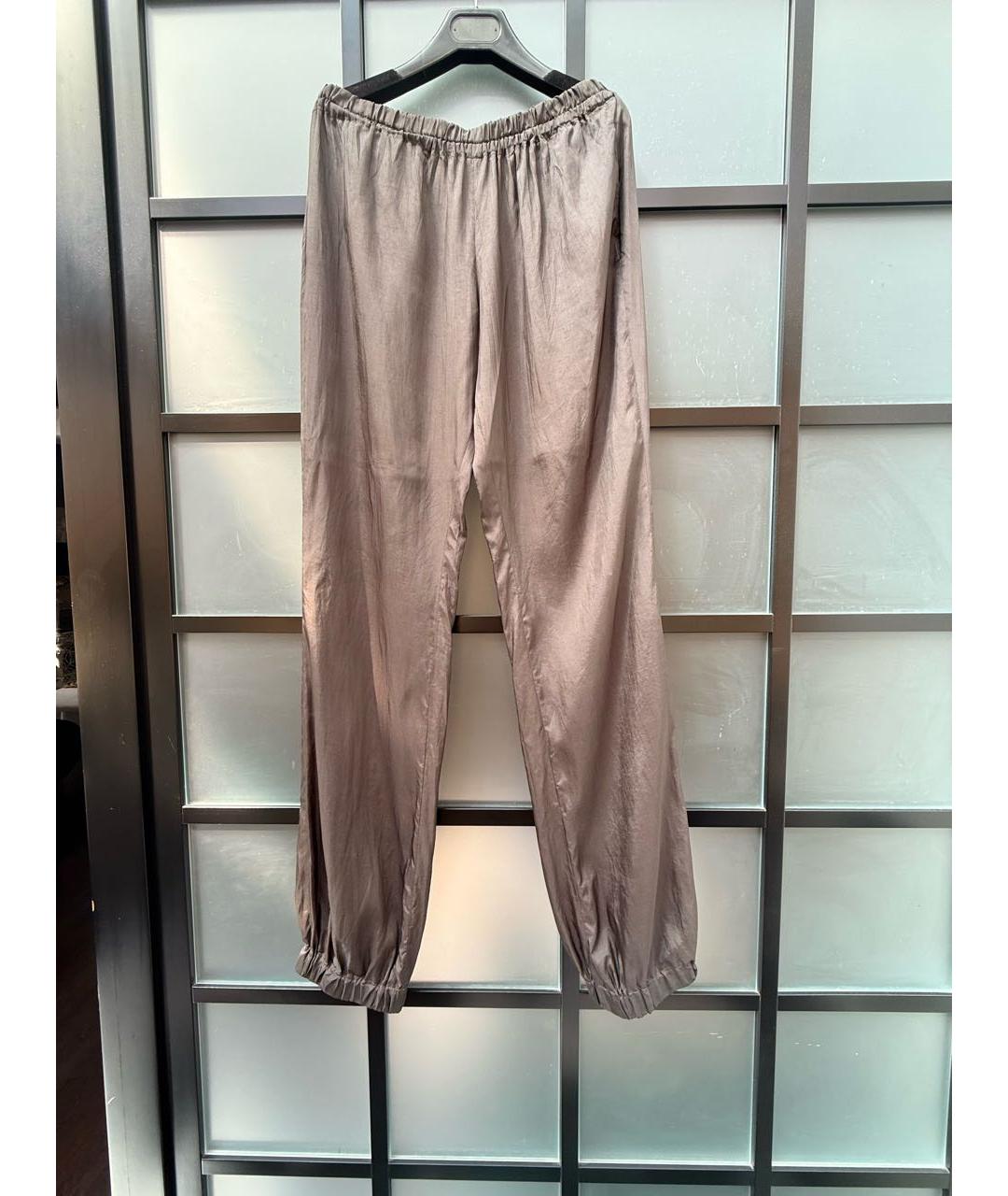 LANVIN Коричневый полиэстеровый костюм с брюками, фото 2