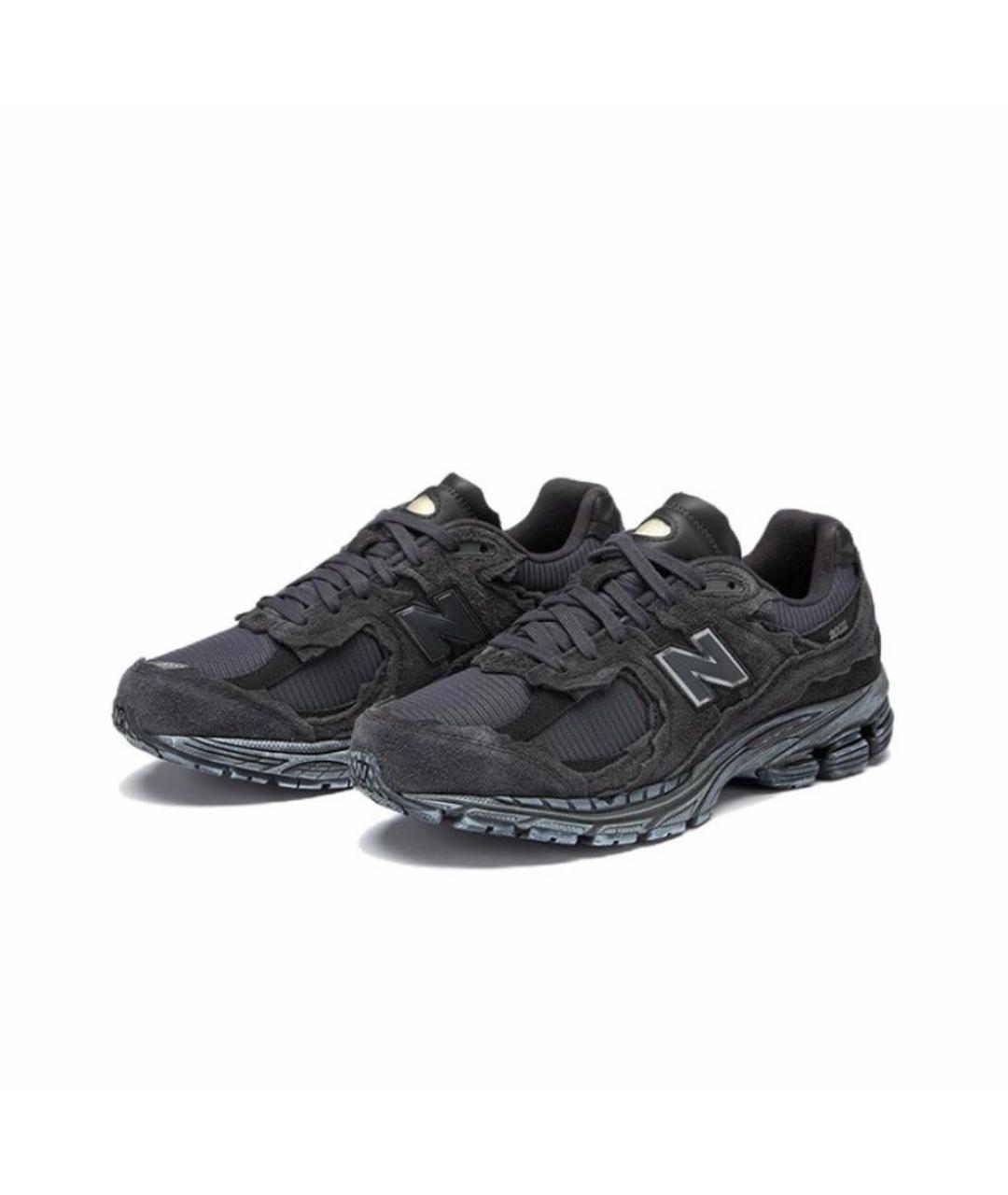 NEW BALANCE Черные замшевые кроссовки, фото 2