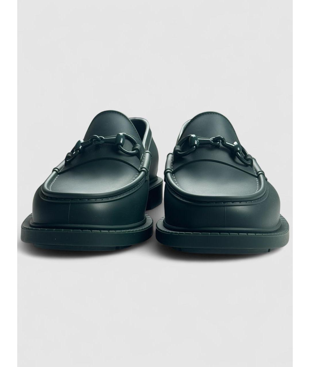 GUCCI Зеленые лоферы, фото 4