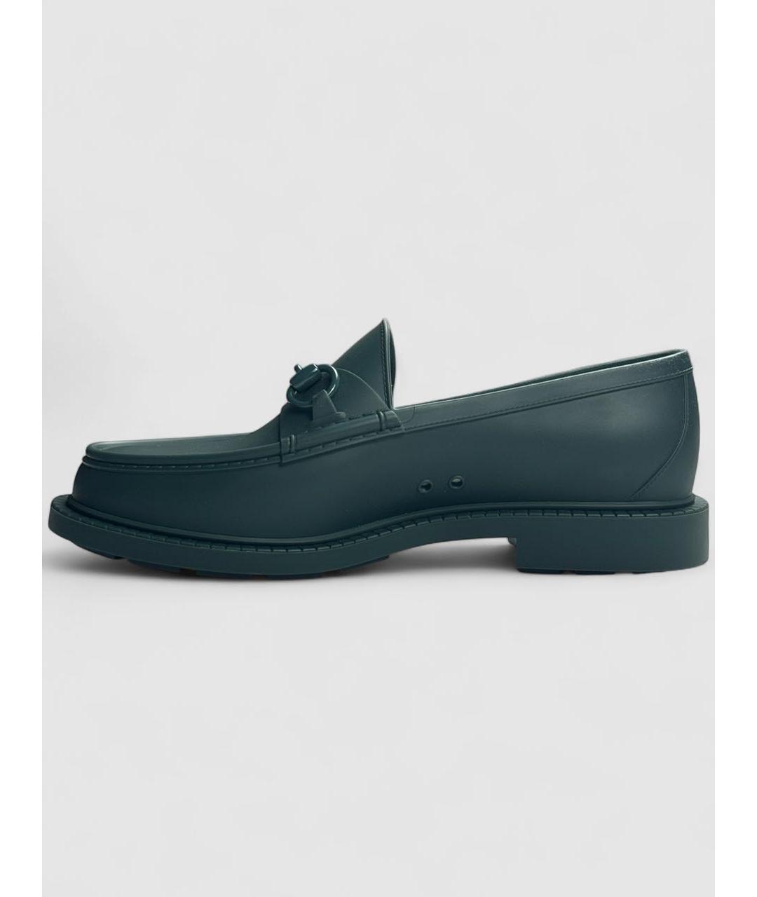 GUCCI Зеленые лоферы, фото 5