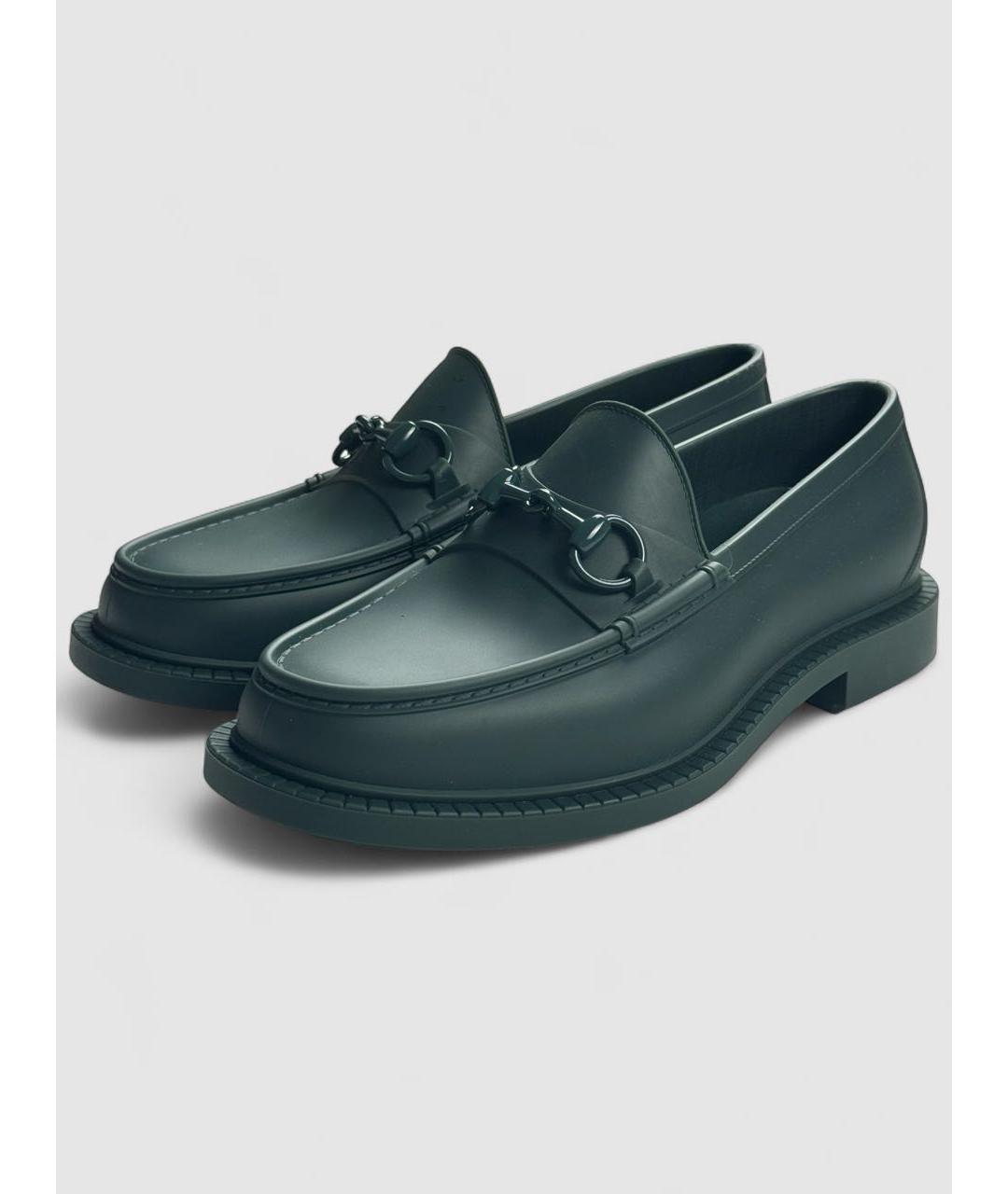 GUCCI Зеленые лоферы, фото 2