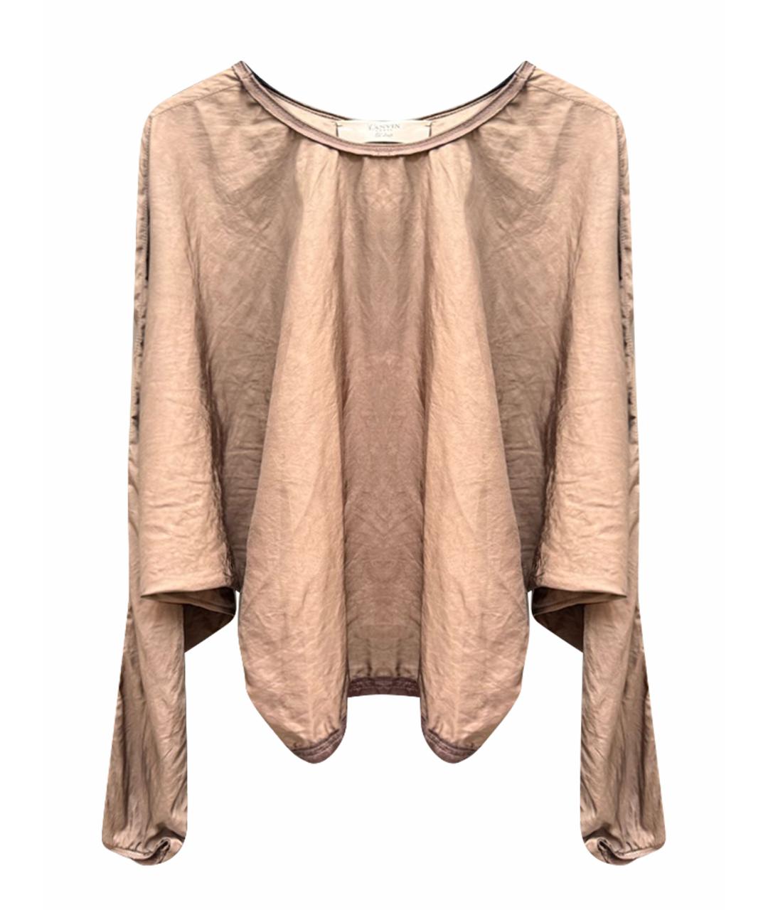 LANVIN Коричневая полиэстеровая блузы, фото 1