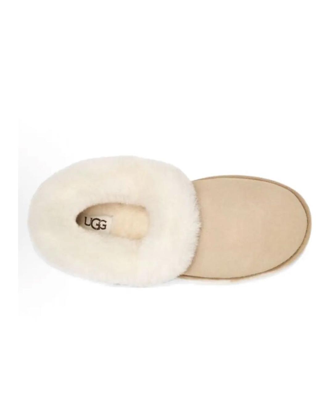 UGG Бежевые замшевые ботинки, фото 3