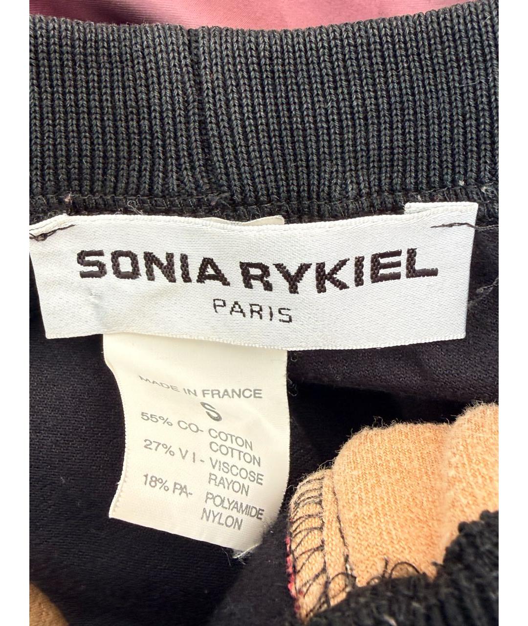 Sonya Rykiel Черный велюровый костюм с брюками, фото 6