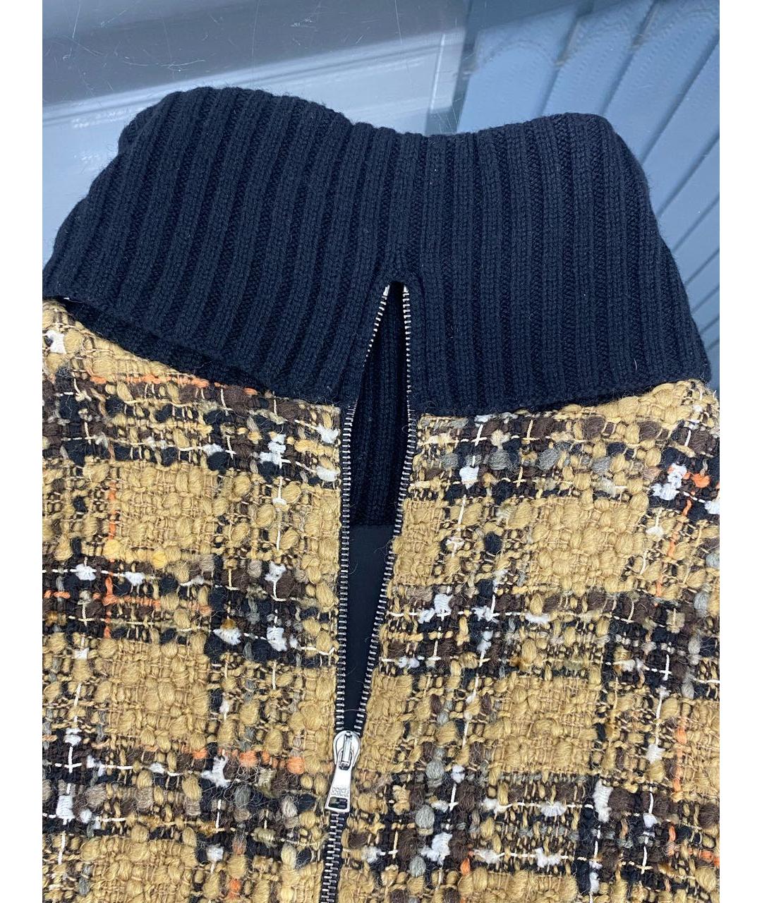 DOLCE&GABBANA Бежевое кашемировое повседневное платье, фото 3