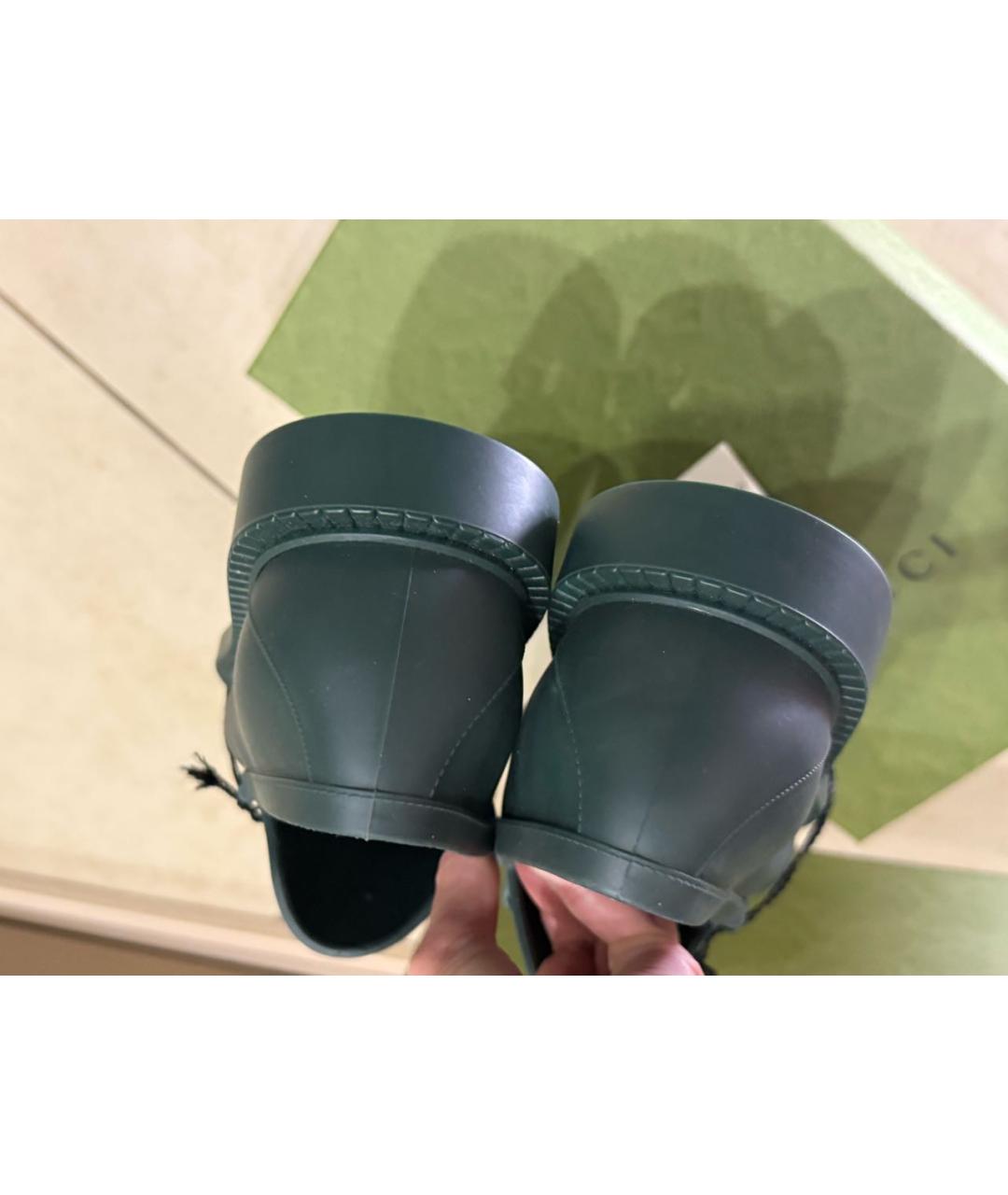 GUCCI Резиновые лоферы, фото 6