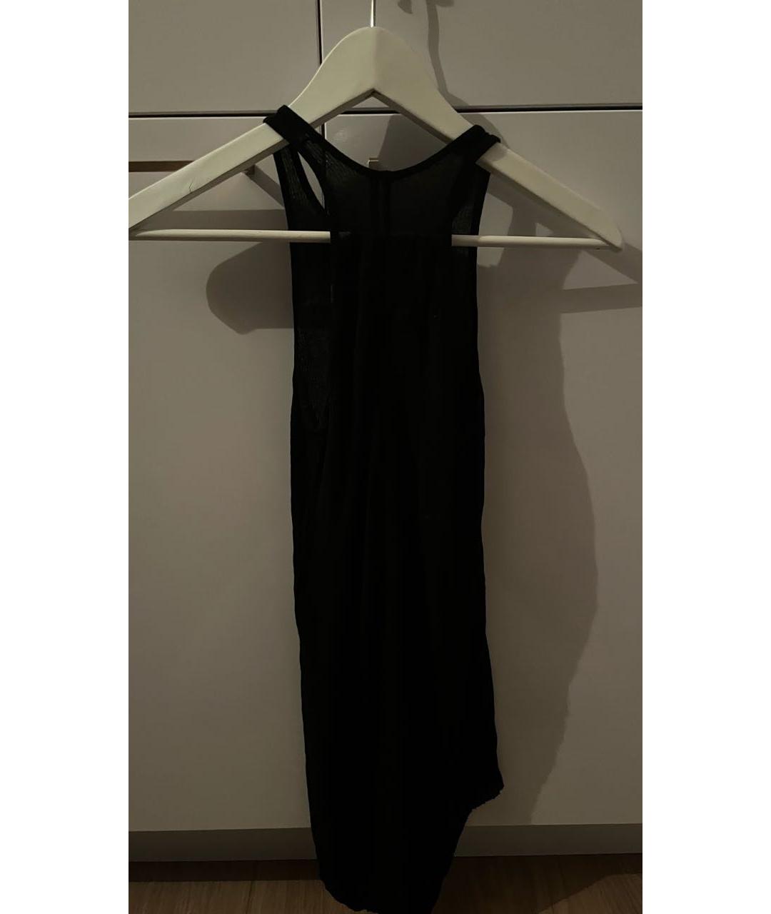 RICK OWENS DRKSHDW Черная хлопковая майка, фото 3