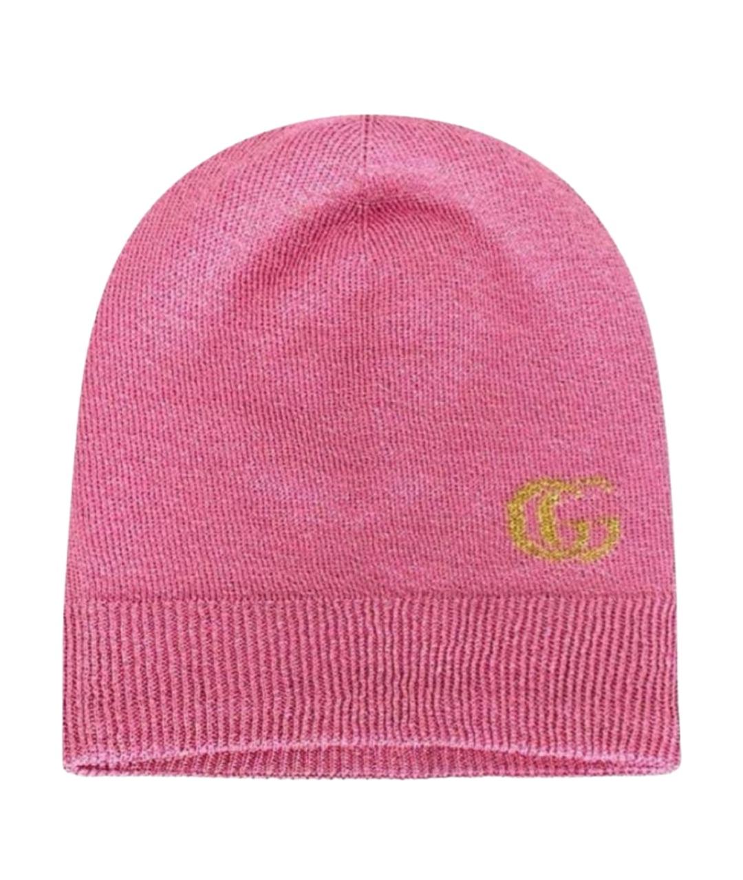 GUCCI Розовая шапка, фото 1