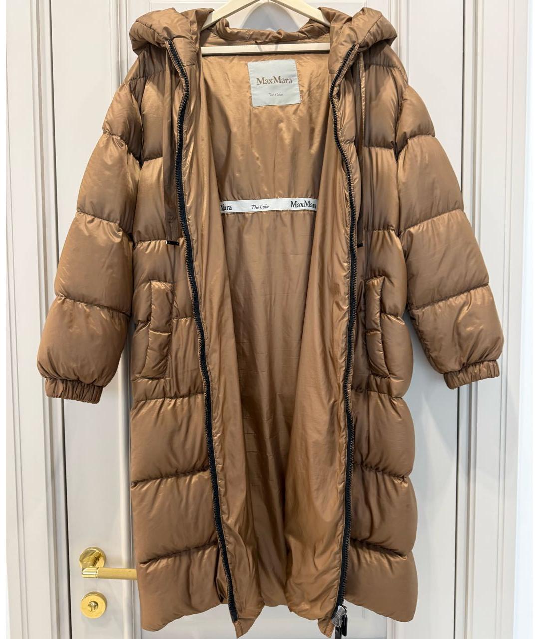 MAX MARA Коричневый пуховик, фото 3