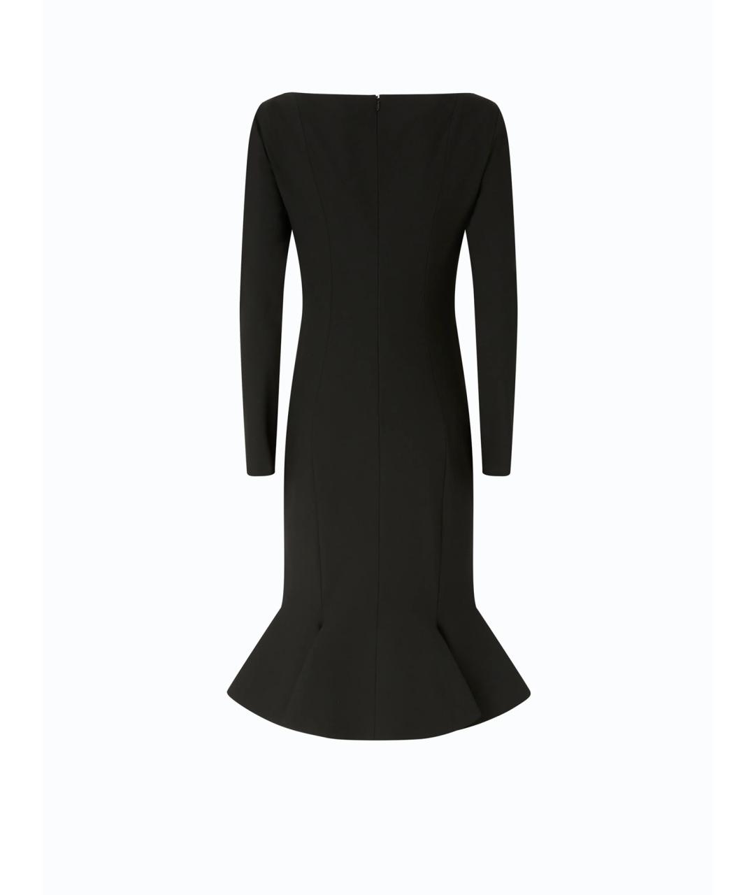 PINKO Черное полиэстеровое коктейльное платье, фото 6