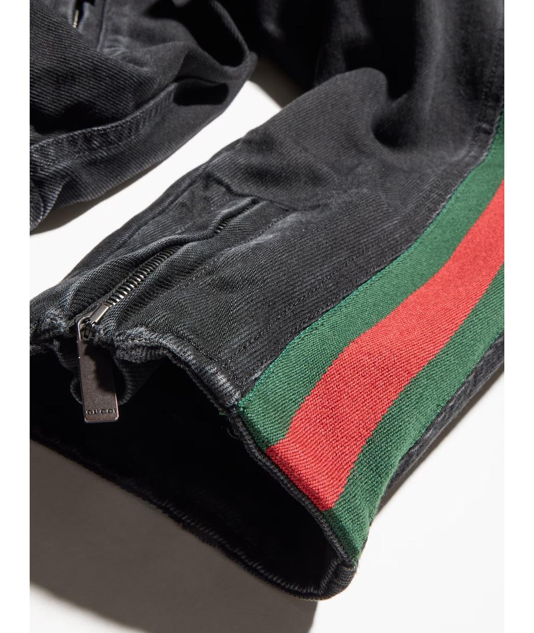 GUCCI Черная хлопковая куртка, фото 5