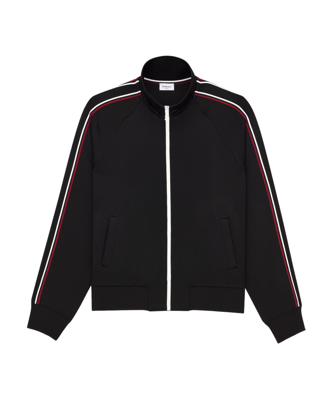 SAINT LAURENT Черная вискозная куртка, фото 1
