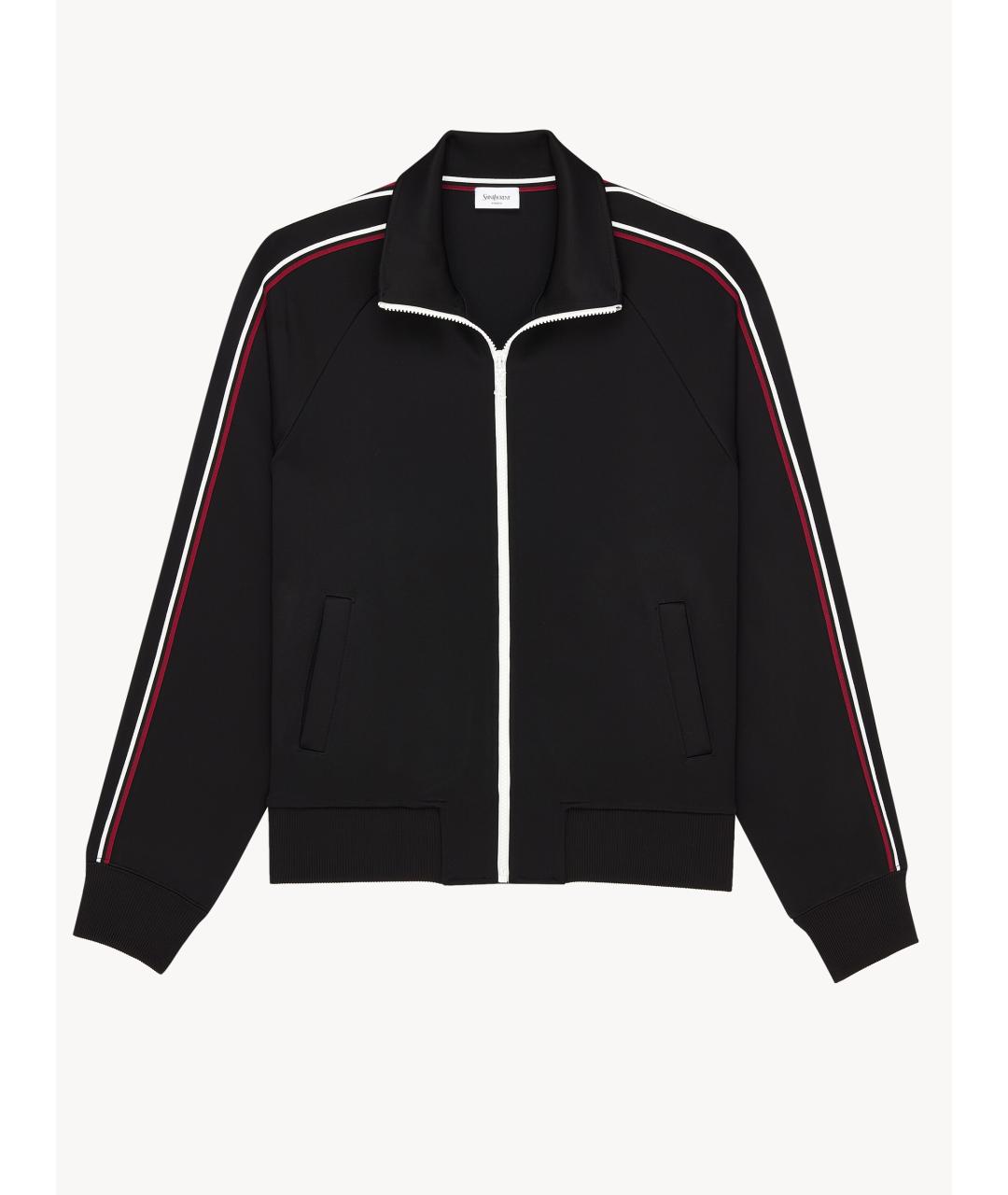 SAINT LAURENT Черная вискозная куртка, фото 3