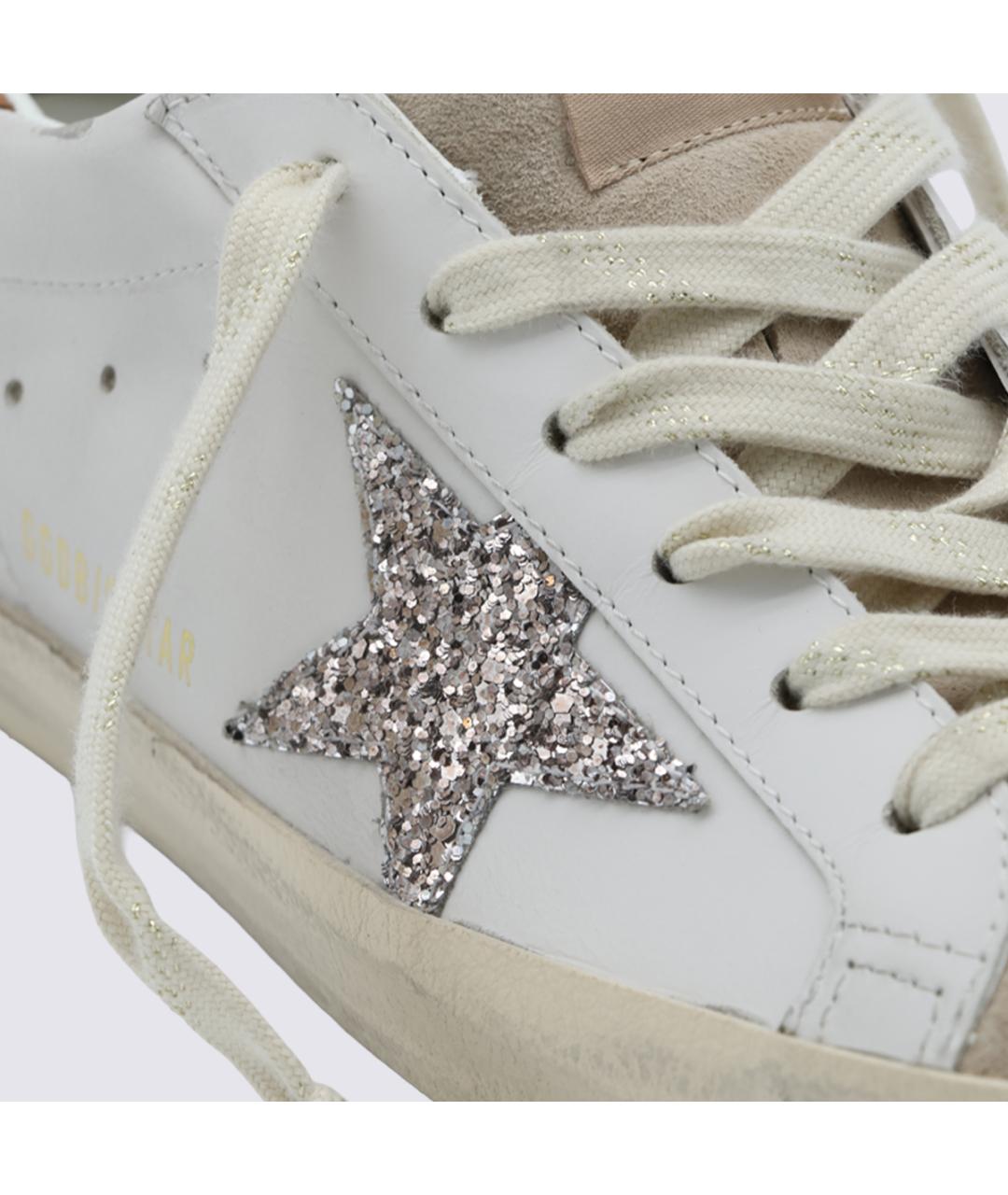 GOLDEN GOOSE Белые кожаные кеды, фото 8