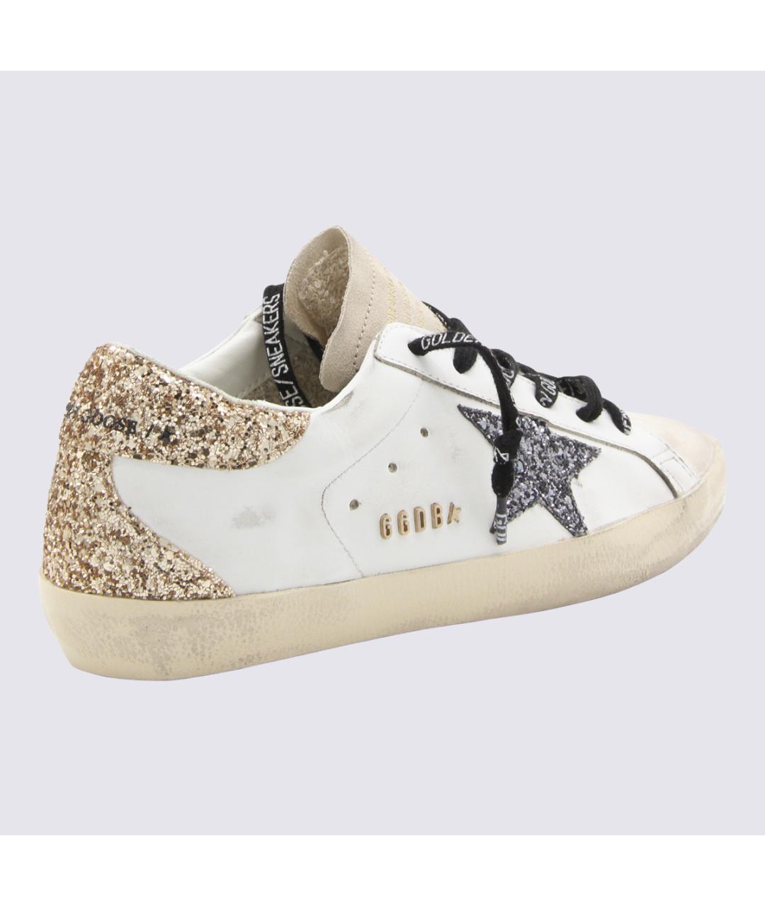 GOLDEN GOOSE Белые кожаные кеды, фото 6