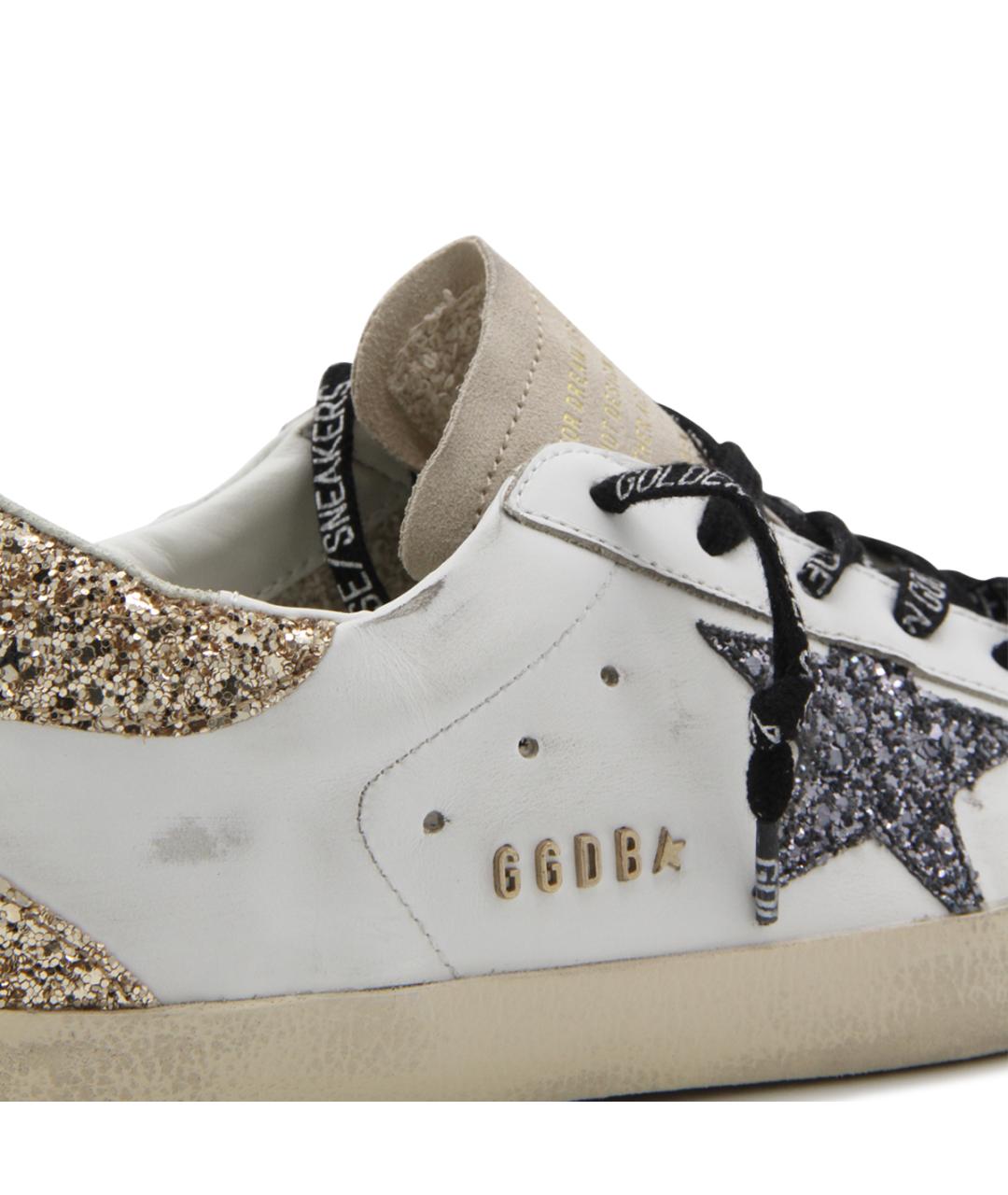 GOLDEN GOOSE Белые кожаные кеды, фото 4