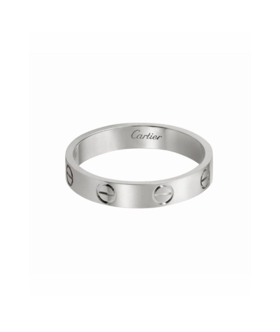 CARTIER Серебряное кольцо из белого золота, фото 9