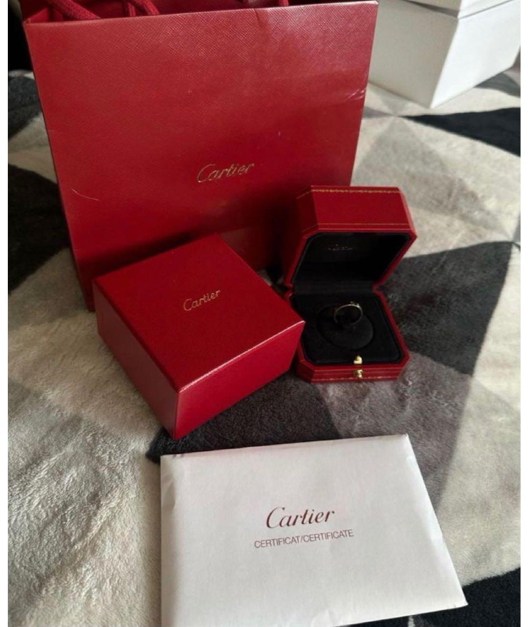 CARTIER Серебряное кольцо из белого золота, фото 4