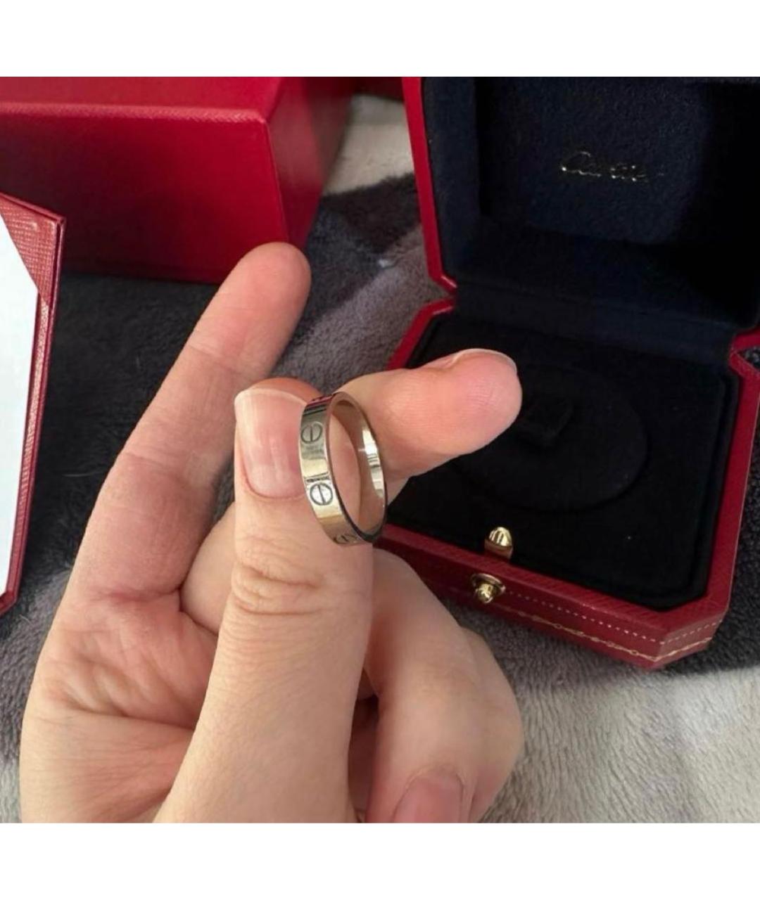 CARTIER Серебряное кольцо из белого золота, фото 3