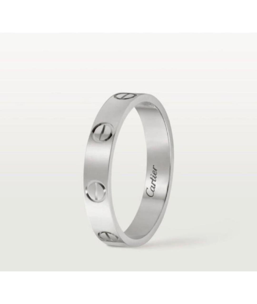 CARTIER Серебряное кольцо из белого золота, фото 2