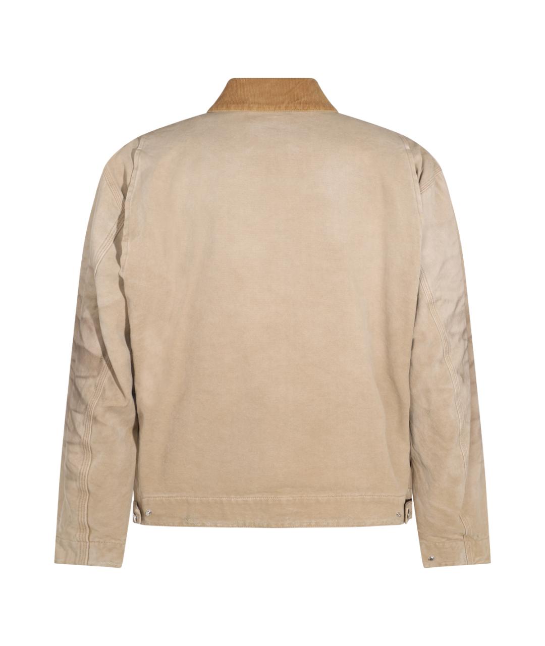 GOLDEN GOOSE Бежевая хлопковая куртка, фото 3