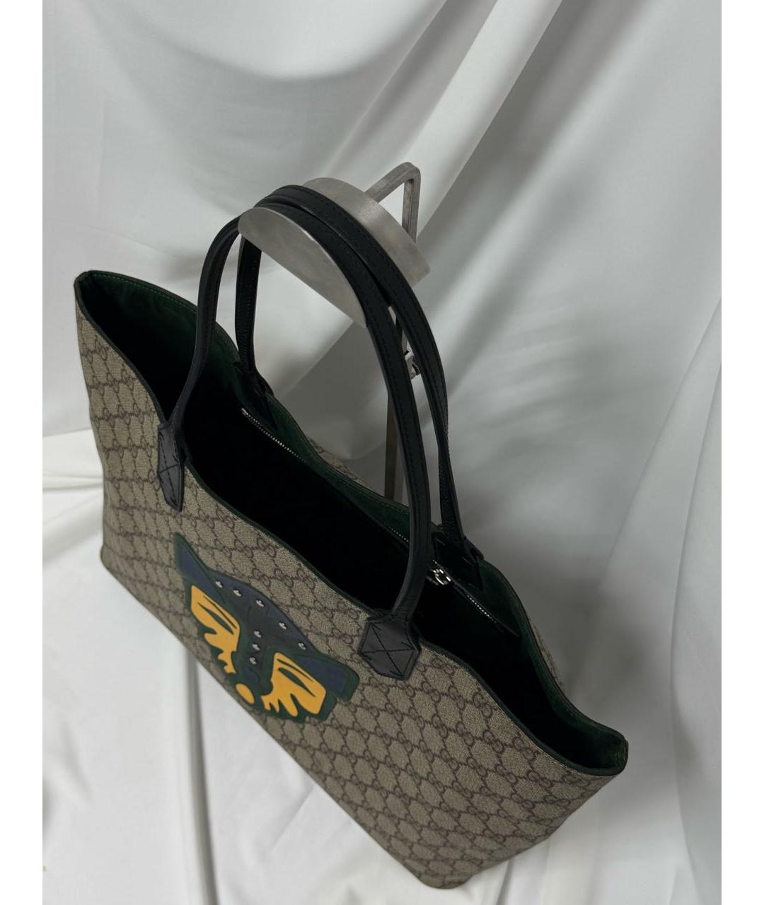 GUCCI Бежевая сумка тоут, фото 3