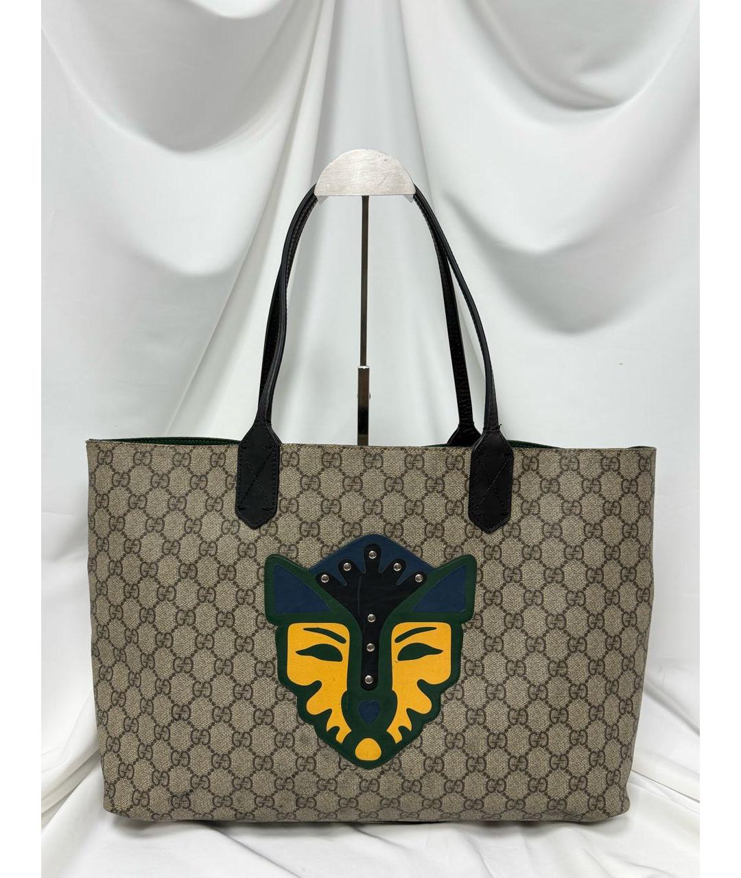 GUCCI Бежевая сумка тоут, фото 5