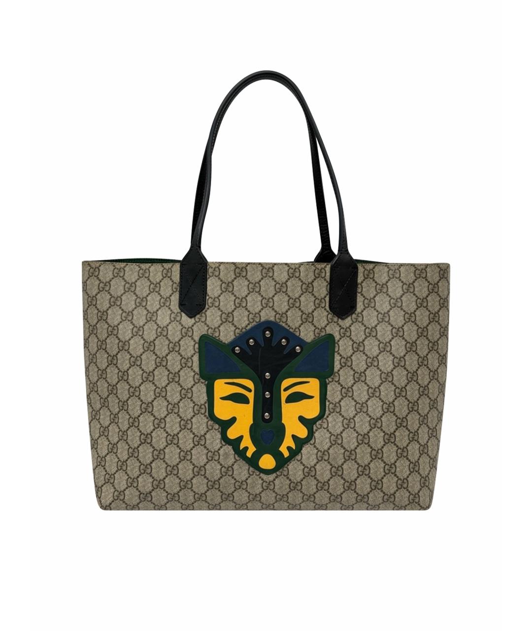 GUCCI Бежевая сумка тоут, фото 1