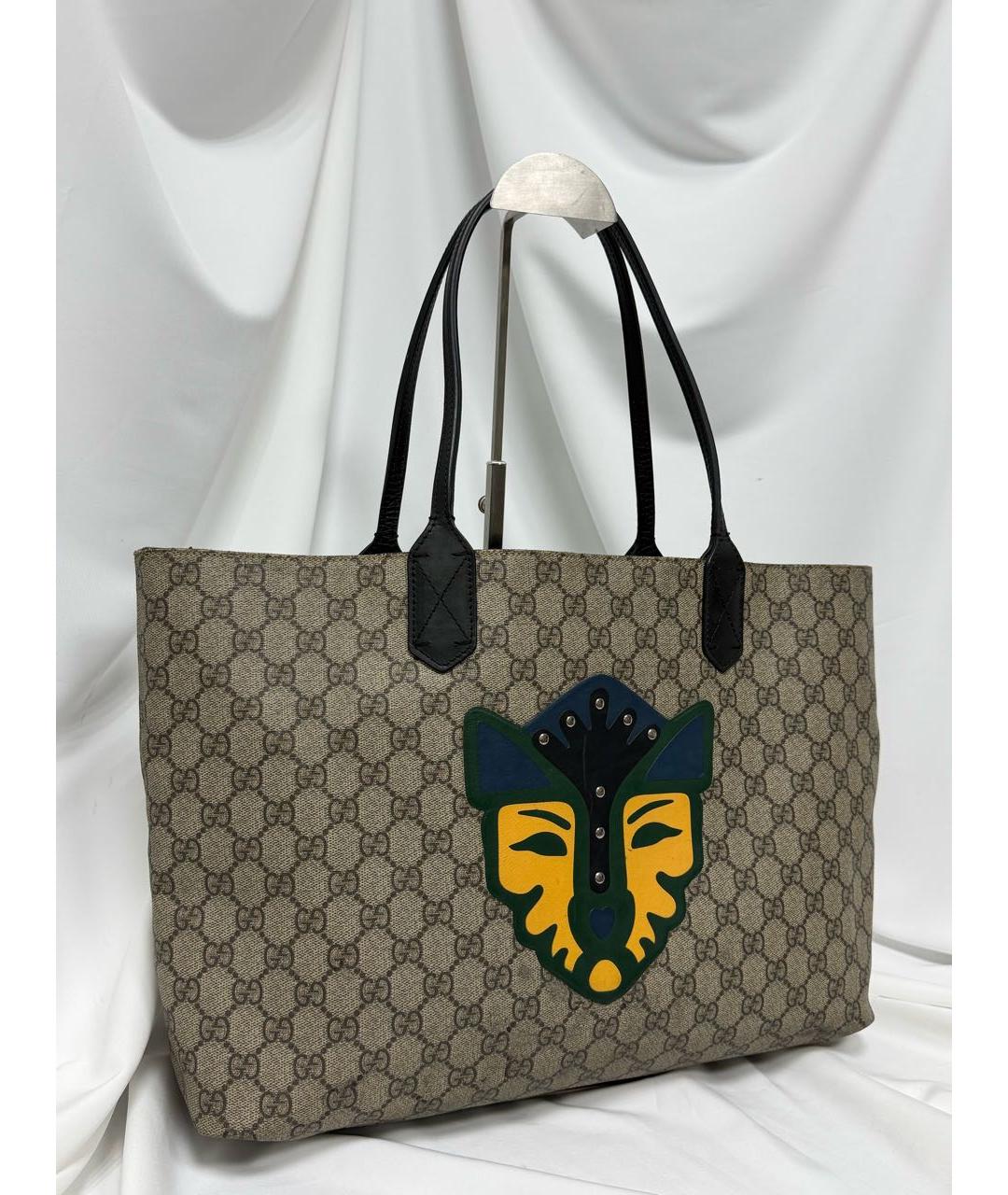 GUCCI Бежевая сумка тоут, фото 2