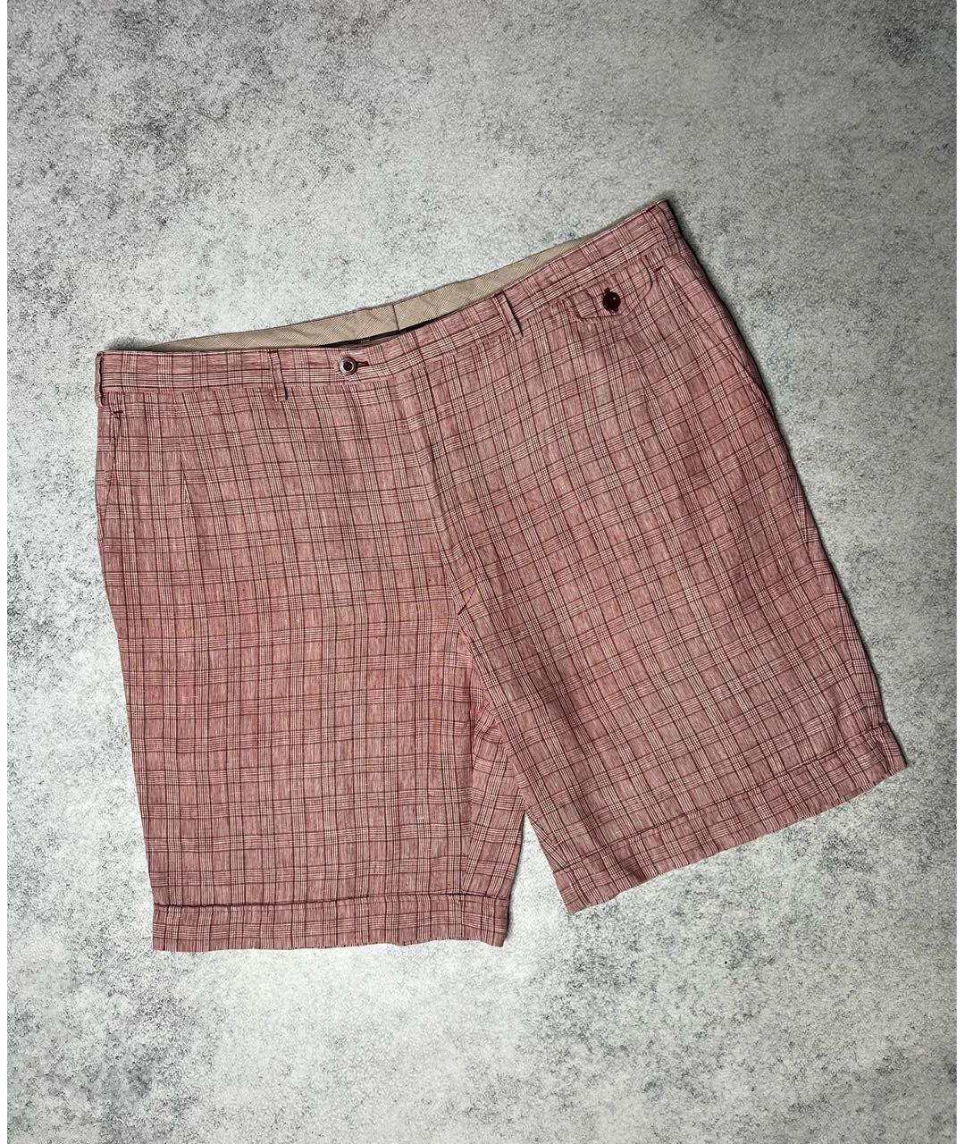 BRIONI Мульти льняные шорты, фото 9