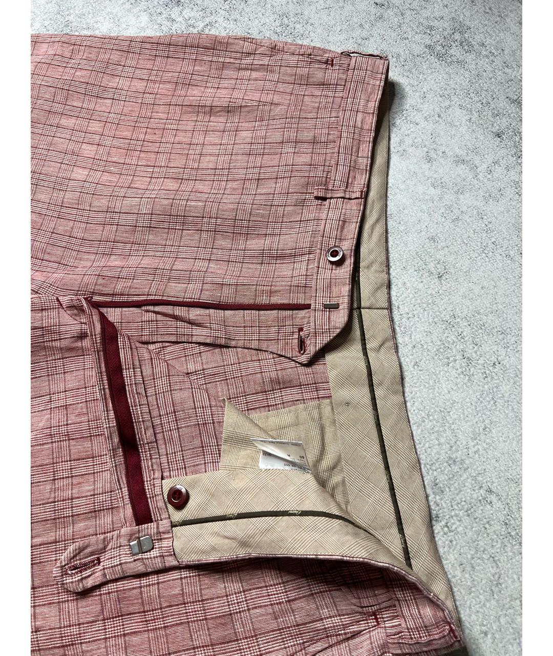 BRIONI Мульти льняные шорты, фото 4