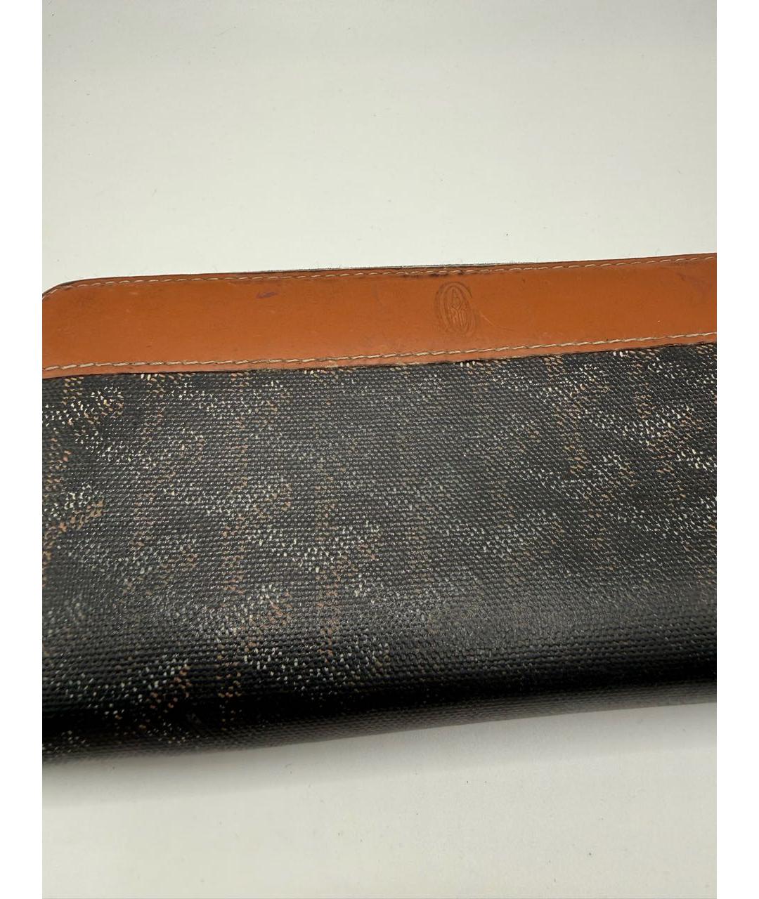 GOYARD Черный кожаный кошелек, фото 2