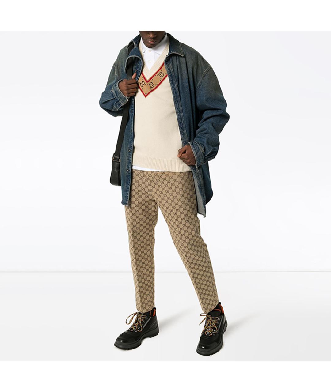 GUCCI Бежевый джемпер / свитер, фото 2