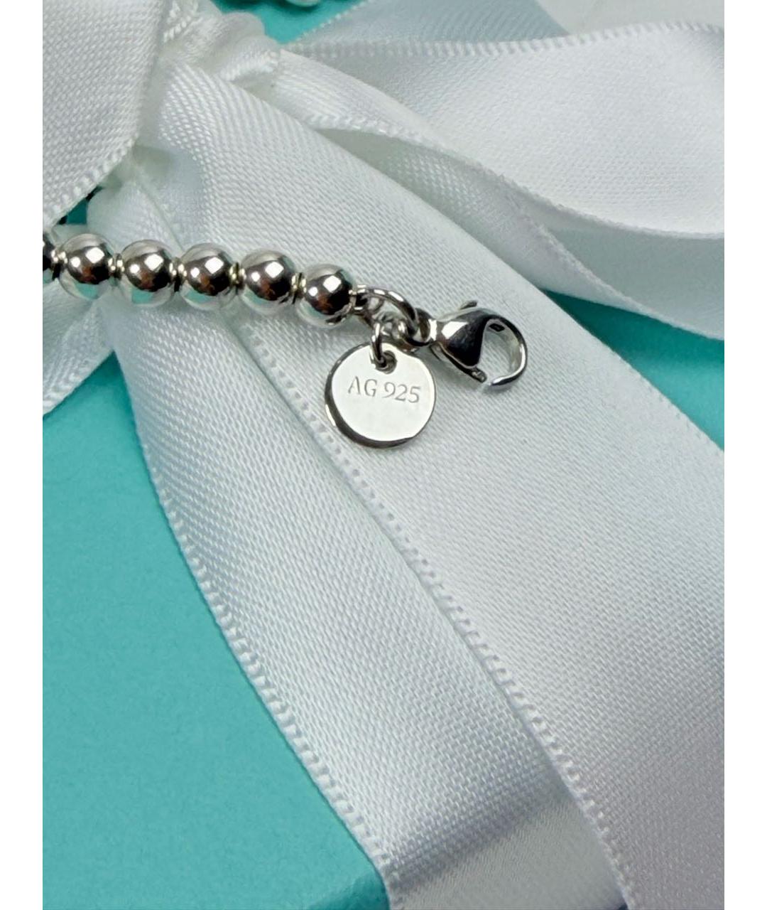TIFFANY&CO Бирюзовый серебряный браслет, фото 6