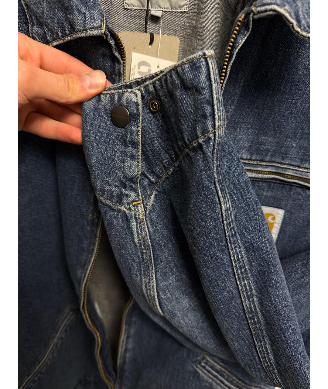 CARHARTT WIP Синяя деним куртка, фото 8
