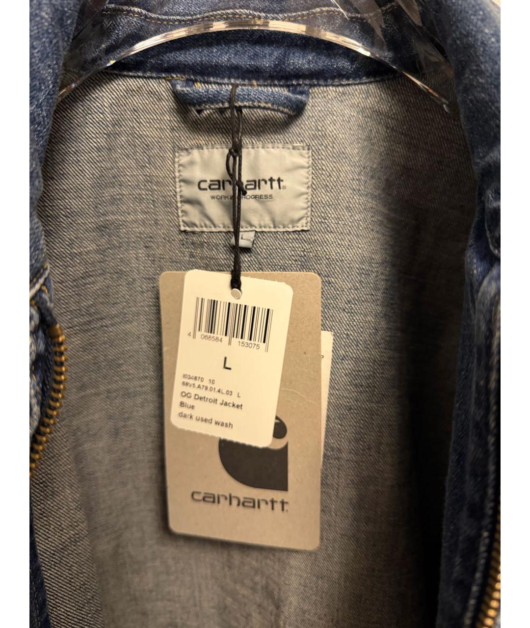 CARHARTT WIP Синяя деним куртка, фото 5
