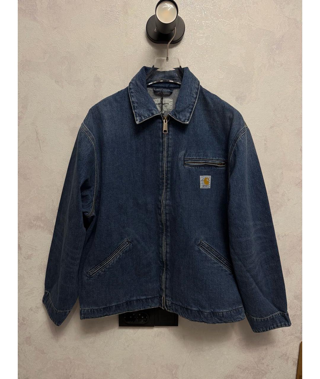 CARHARTT WIP Синяя деним куртка, фото 9