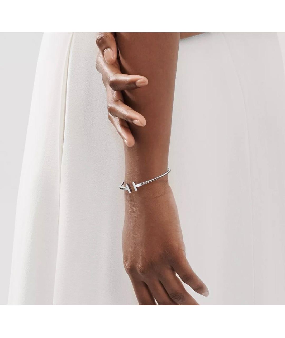 TIFFANY&CO Серебряный браслет из белого золота, фото 2