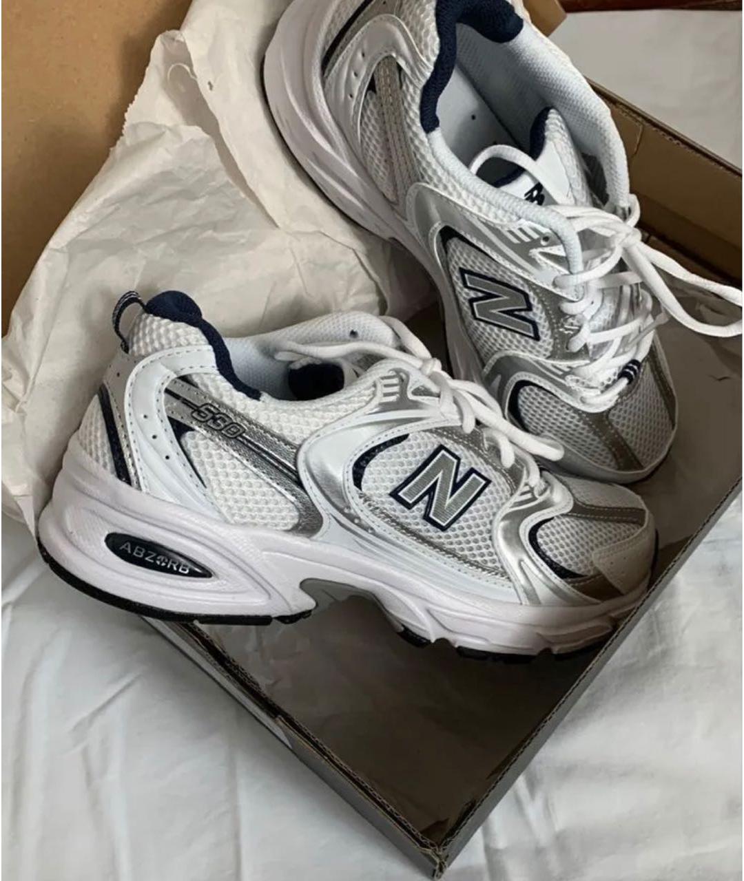 NEW BALANCE Серые кроссовки, фото 4
