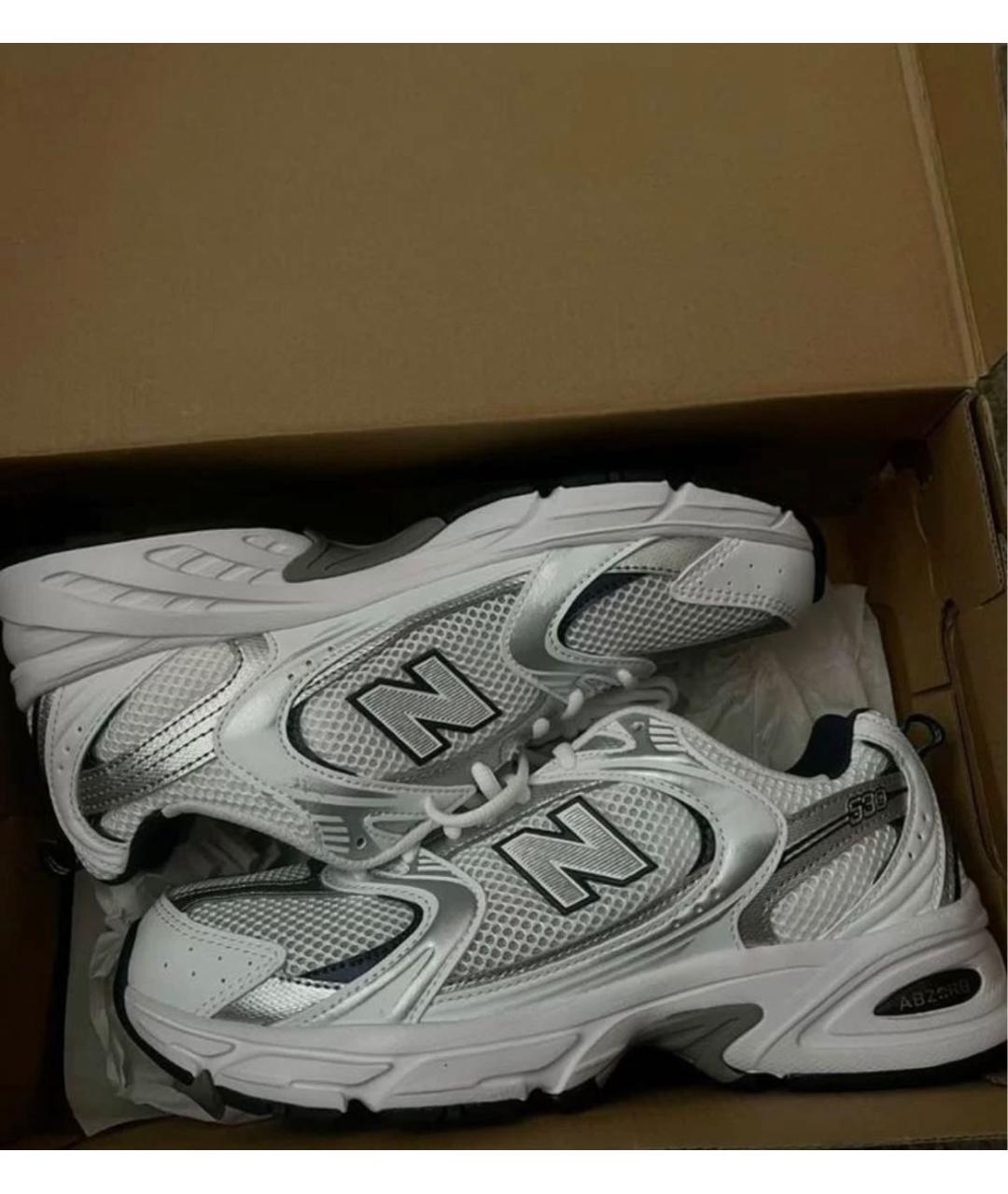 NEW BALANCE Серые кроссовки, фото 3