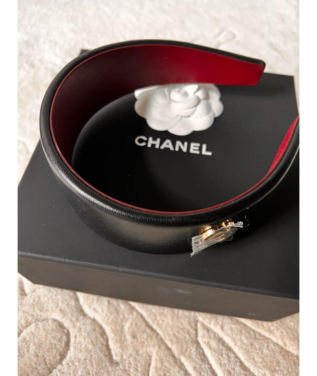 CHANEL Черный ободок, фото 3