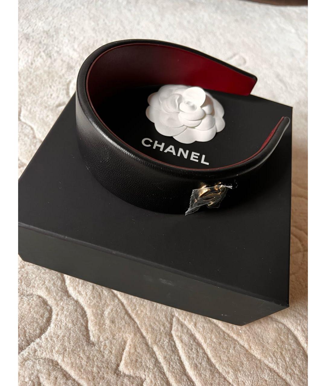 CHANEL Черный ободок, фото 4