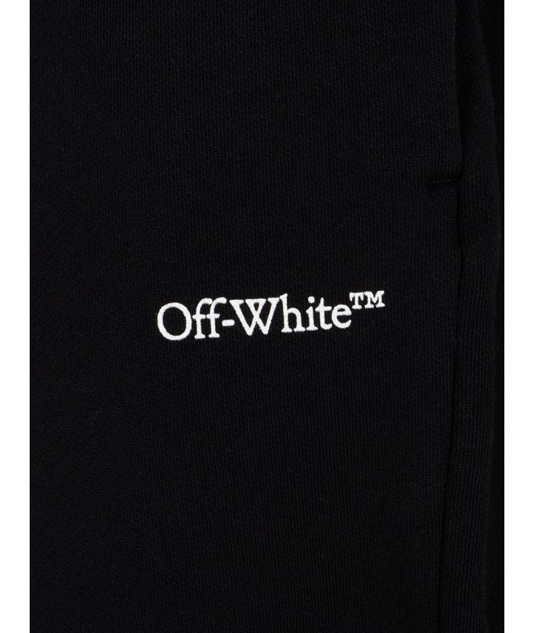 OFF-WHITE Черные хлопковые шорты, фото 3