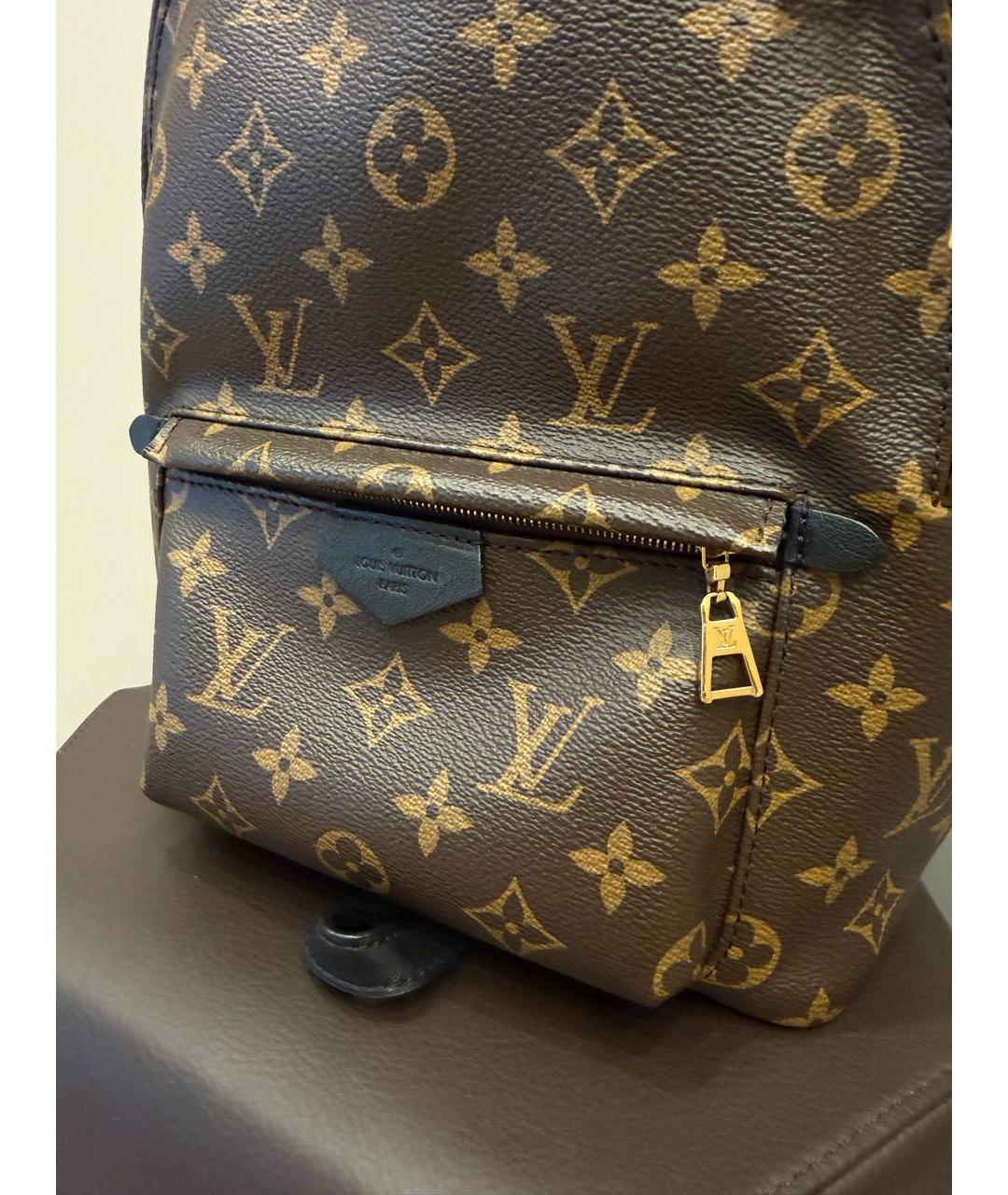 LOUIS VUITTON Коричневый рюкзак из канвы, фото 2
